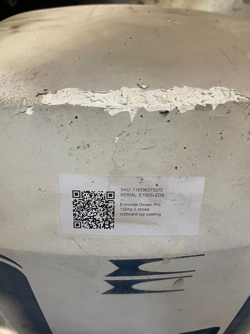 Evinrude Ocean Pro 150hp 2 stroke outboard top cowling