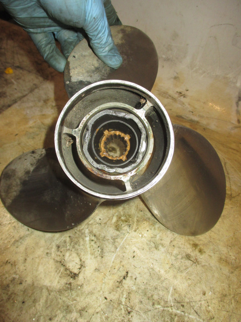 mercury 125hp 2 stroke outboard Apollo (13 1/8x19) stainless steel propellor