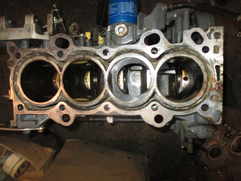 Honda BF135A 4 stroke outboard crankcase block
