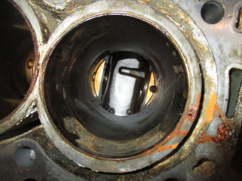Honda BF135A 4 stroke outboard crankcase block