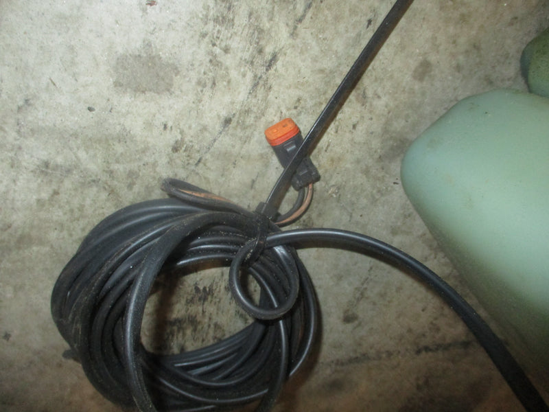 Johnson Evinrude outboard BRP style remote oil tank (dual hose) #4