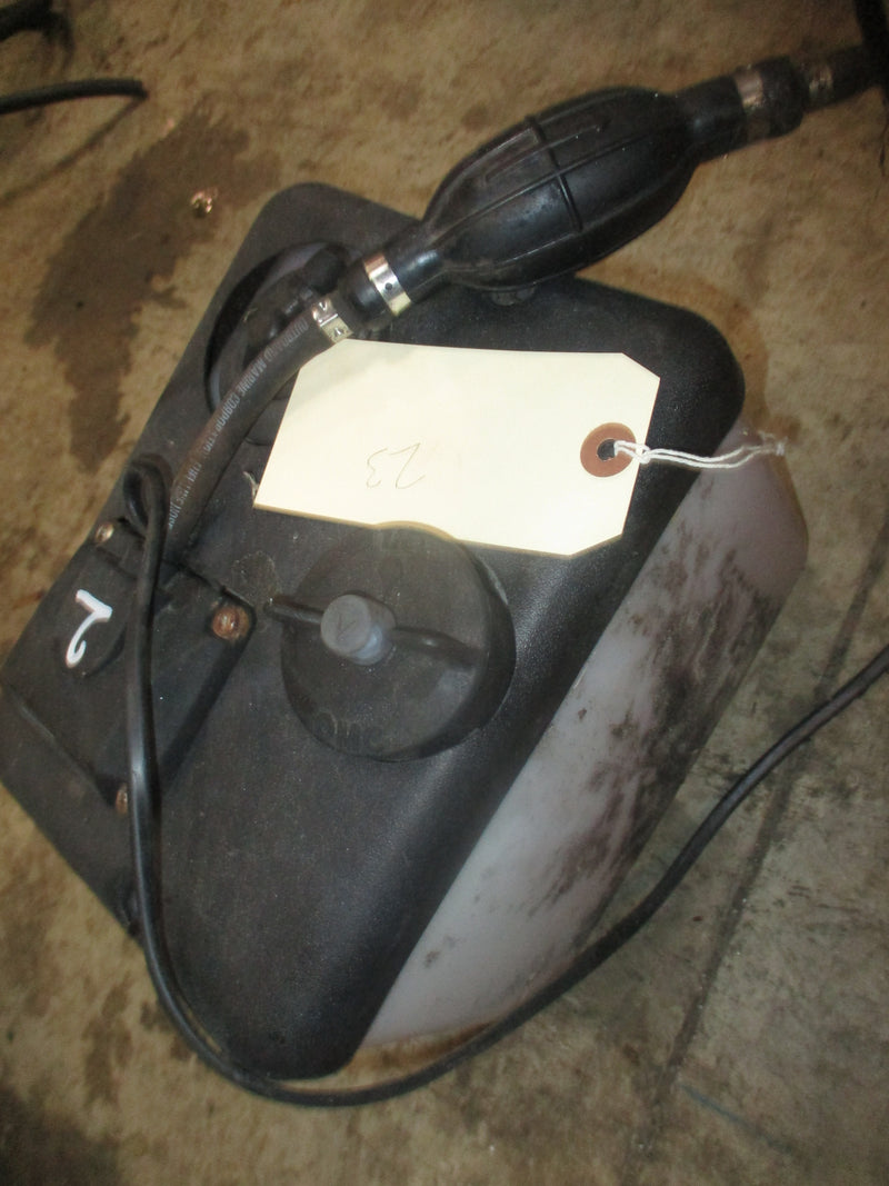 Johnson Evinrude outboard BRP style remote oil tank (dual hose) MISSING PLUG