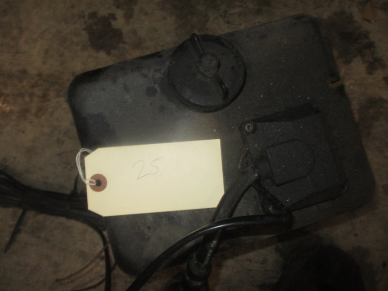 Johnson Evinrude outboard OMC style remote oil tank (single hose) CUT WIRES