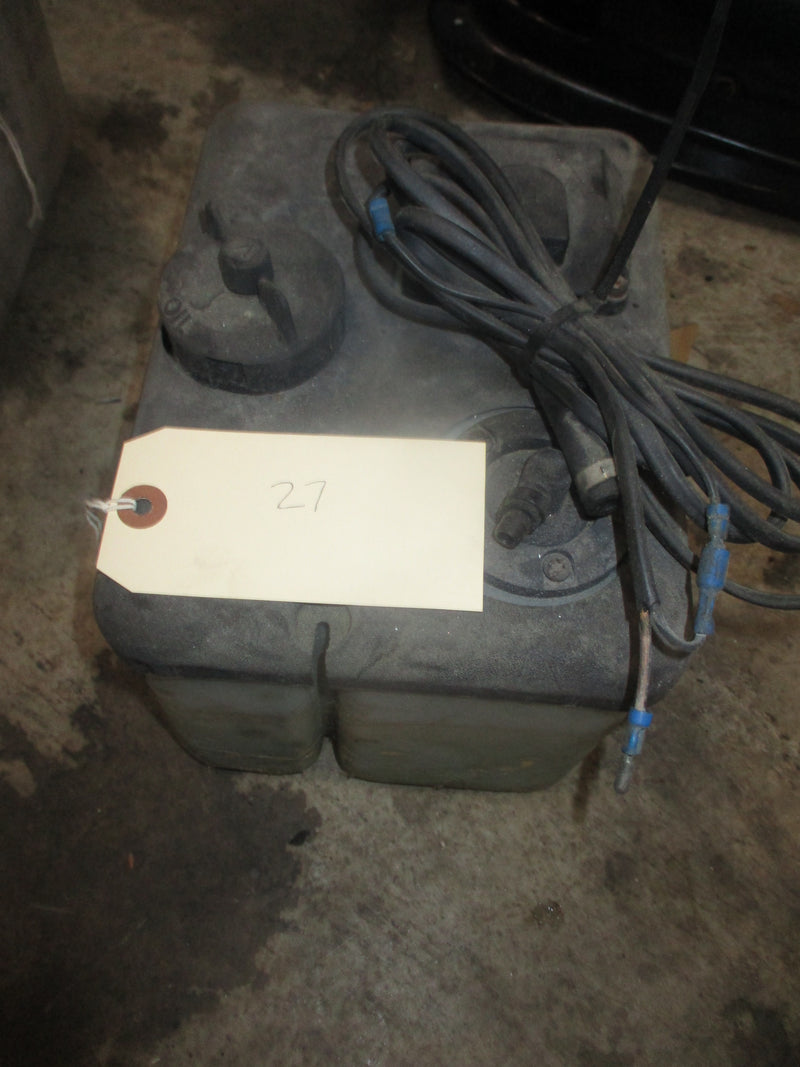 Johnson Evinrude outboard BRP style remote oil tank (dual hose)