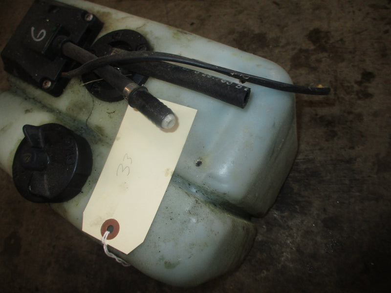 Johnson Evinrude outboard BRP style remote oil tank (dual hose) #7 CUT WIRES