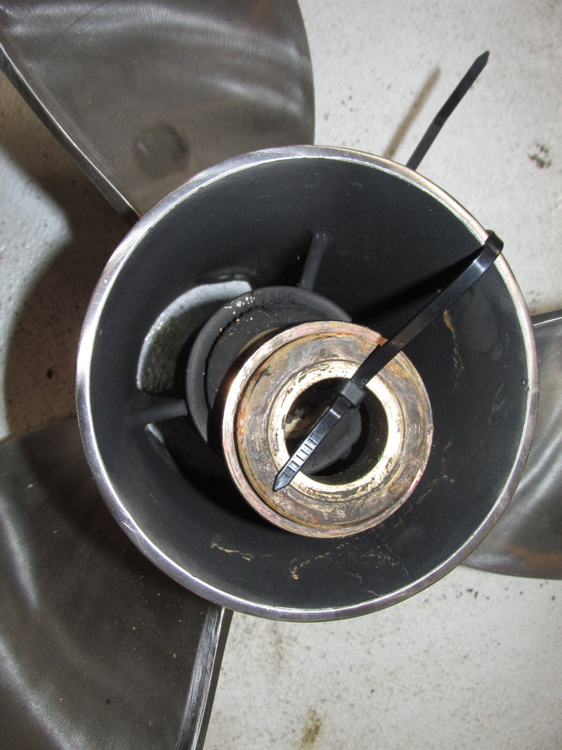 Evinrude Etec G2 250hp H0 2 Stroke Outboard Raker H. O. Stainless Steel Prop