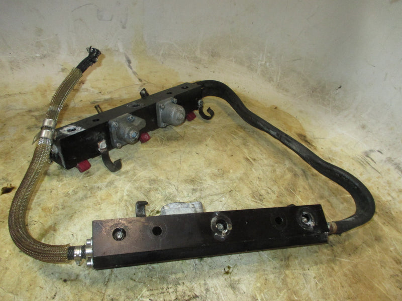 mercury optimax 200hp outboard fuel rail set with injectors