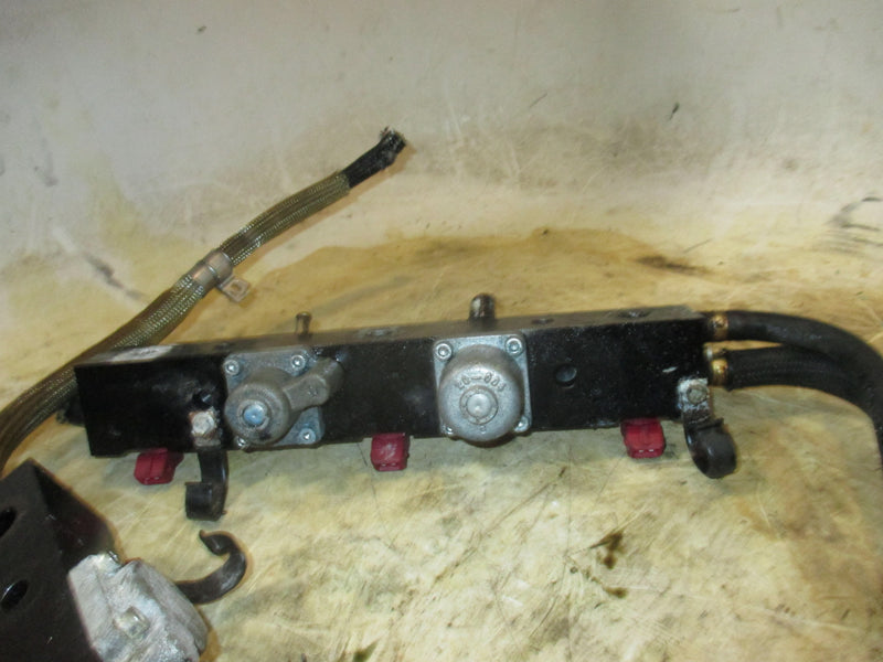 mercury optimax 200hp outboard fuel rail set with injectors