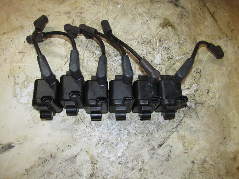 Mercury 225hp optimax 3.0L DFI 2 Stroke Outboard Ignition Coil Set of 6 (856991)