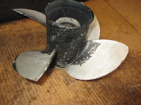 Load image into Gallery viewer, Suzuki DF90 90hp 4 stroke outboard 4 blade alluminum propellor (13.7x17)
