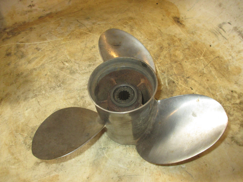 Suzuki DF60-70hp outboard 13 spline stainless steel propellor (RAF3R13PVT145)