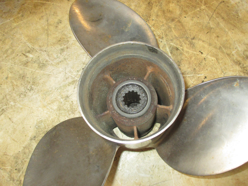 Suzuki DF60-70hp outboard 13 spline stainless steel propellor (RAF3R13PVT145)