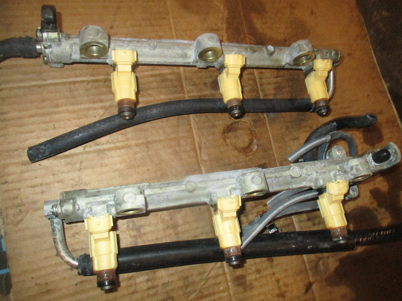Yamaha 200hp 4 stroke outboard fuel rail and injector set (69J-13160-00-00)