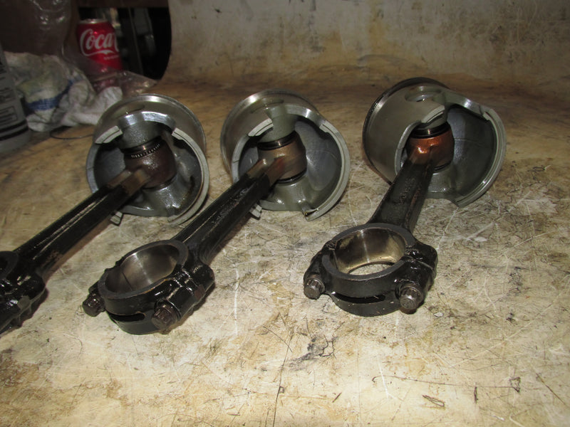Mercury 225hp Optimax 2 stroke outboard Starboard piston and rod set of 3