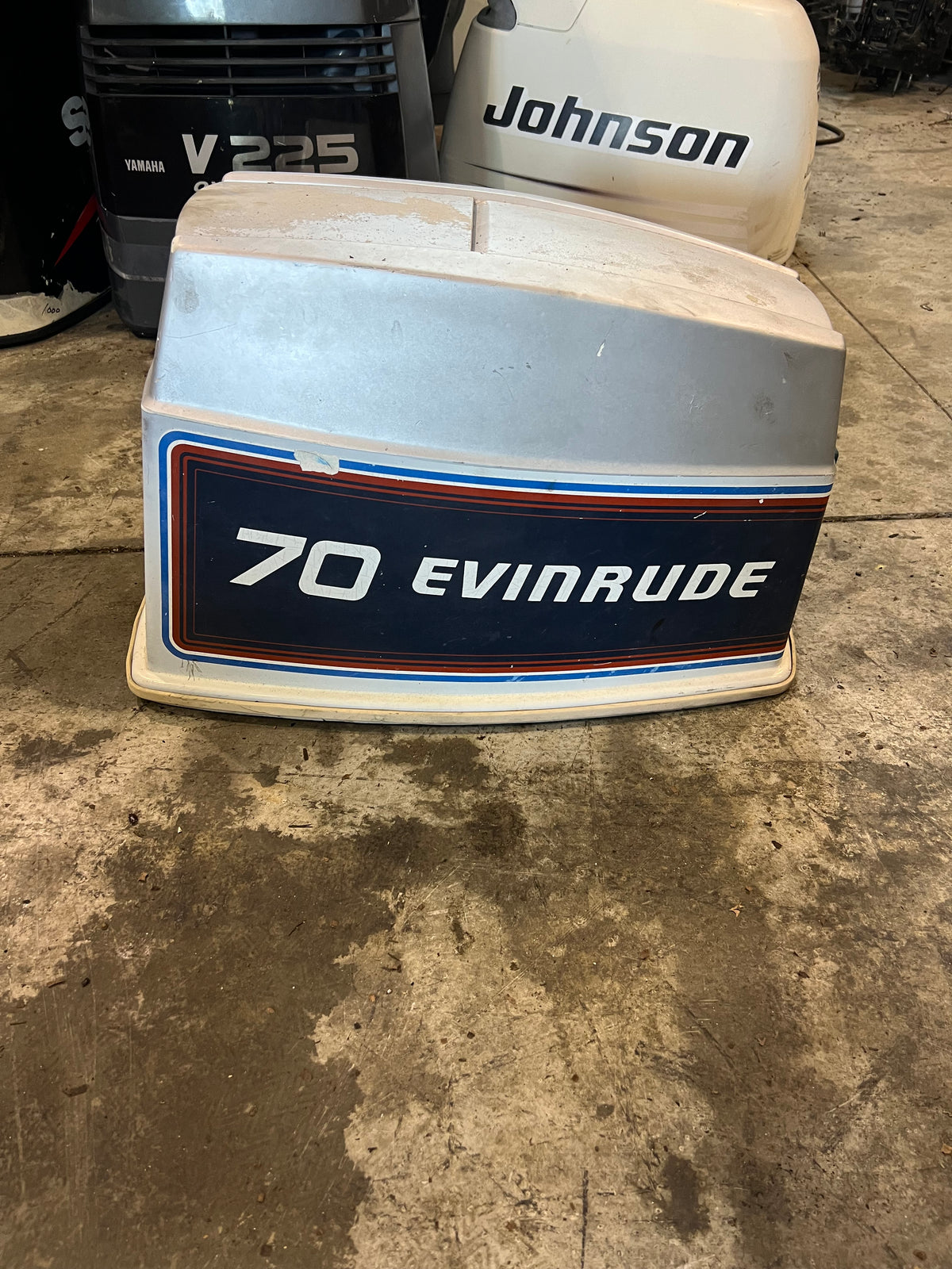 Evinrude 70hp 2 stroke outboard top cowling