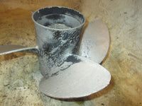 Load image into Gallery viewer, Suzuki DF115 115hp 4 stroke outboard 4 Blade Aluminum Propeller (3413-138-17)
