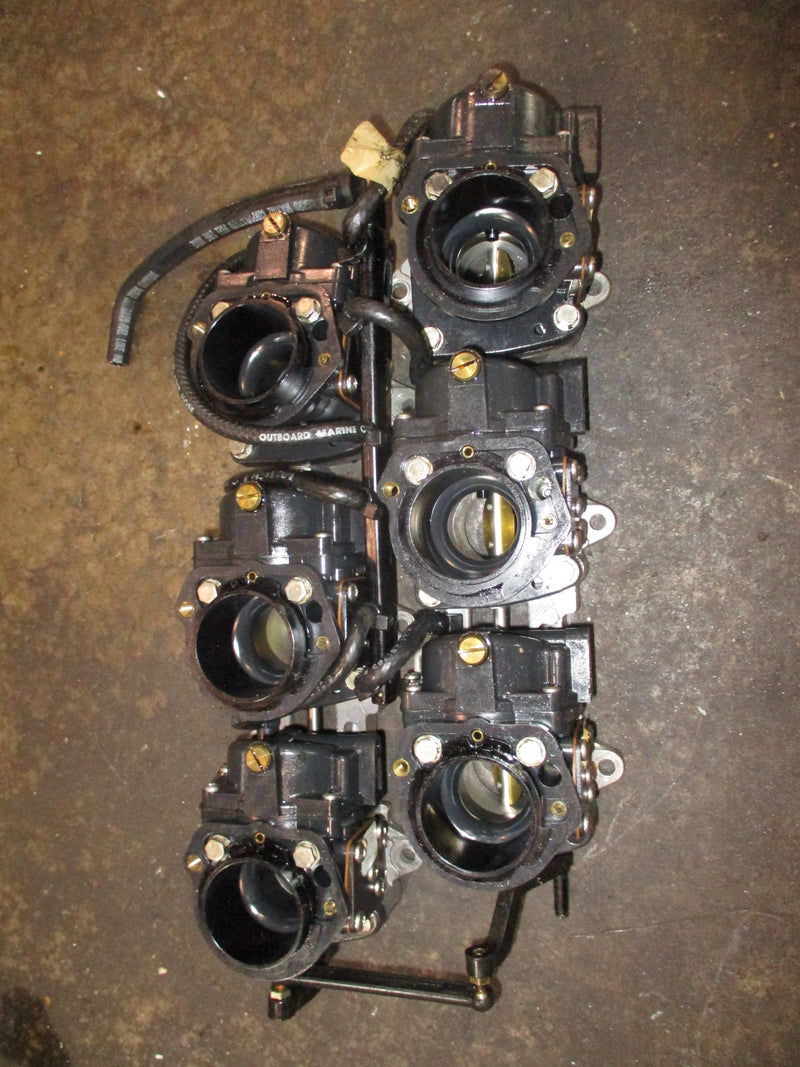 Johnson Ocean runner 200hp 2 stroke outboard carburetor set (439189) (439188)