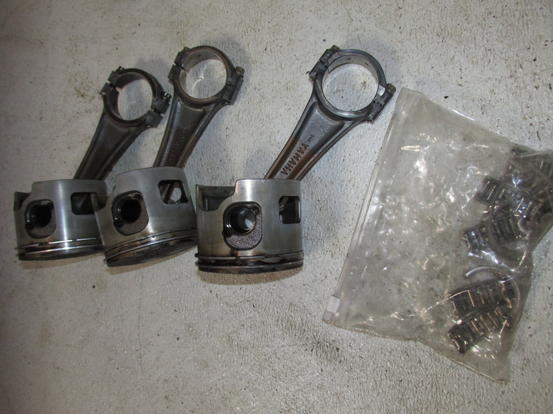 Yamaha 200hp HPDI 2 Stroke Outboard Starboard piston and rod set of 3 (68F-00)