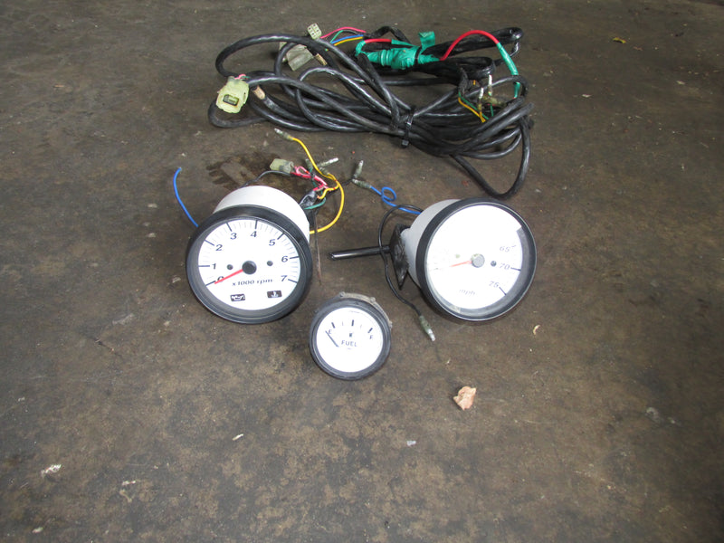 Yamaha Outboard Analog tachometer/speedometer gauge set