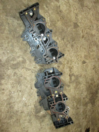 Load image into Gallery viewer, Johnson 90hp 2 stroke outboard intake manifold and reeds (317739)
