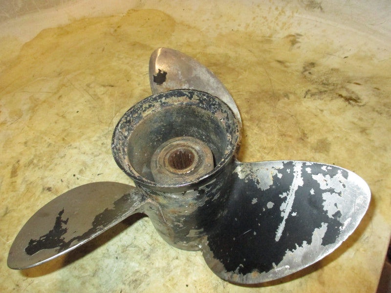 Johnson 60hp 2 stroke outboard stainless steel propellor (389948) (13 3/8x17)