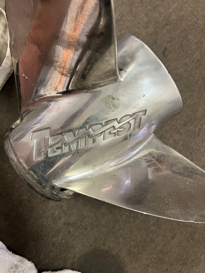 Mercury outboard Tempest stainless steel propeller 18-825864 A40 23P
