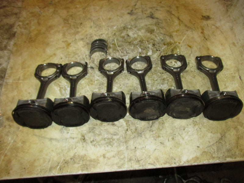 Yamaha 4.2L 300hp 4 Stroke Outboard Piston and Rod set of 6 (6CE-00)