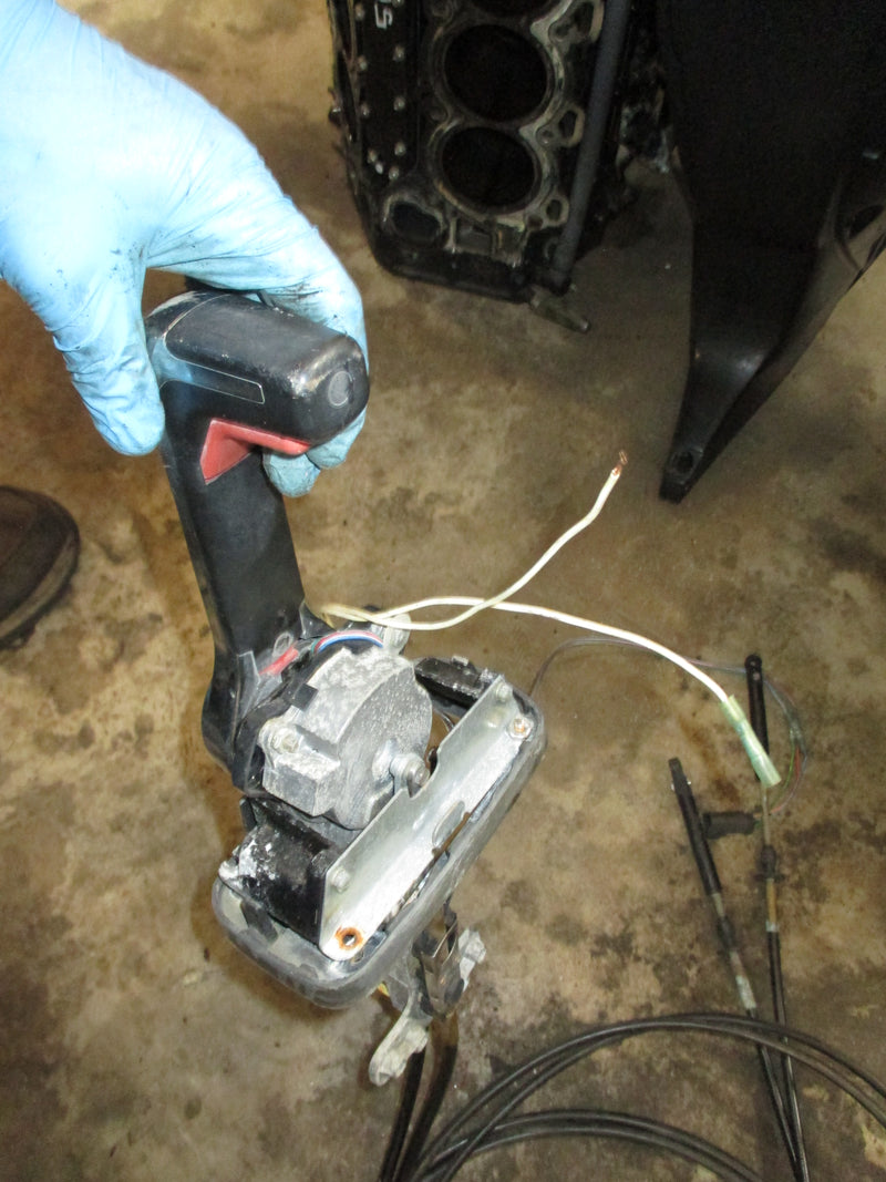 Johnson 90hp 2 stroke outboard aftermarket control box with 14ft cables