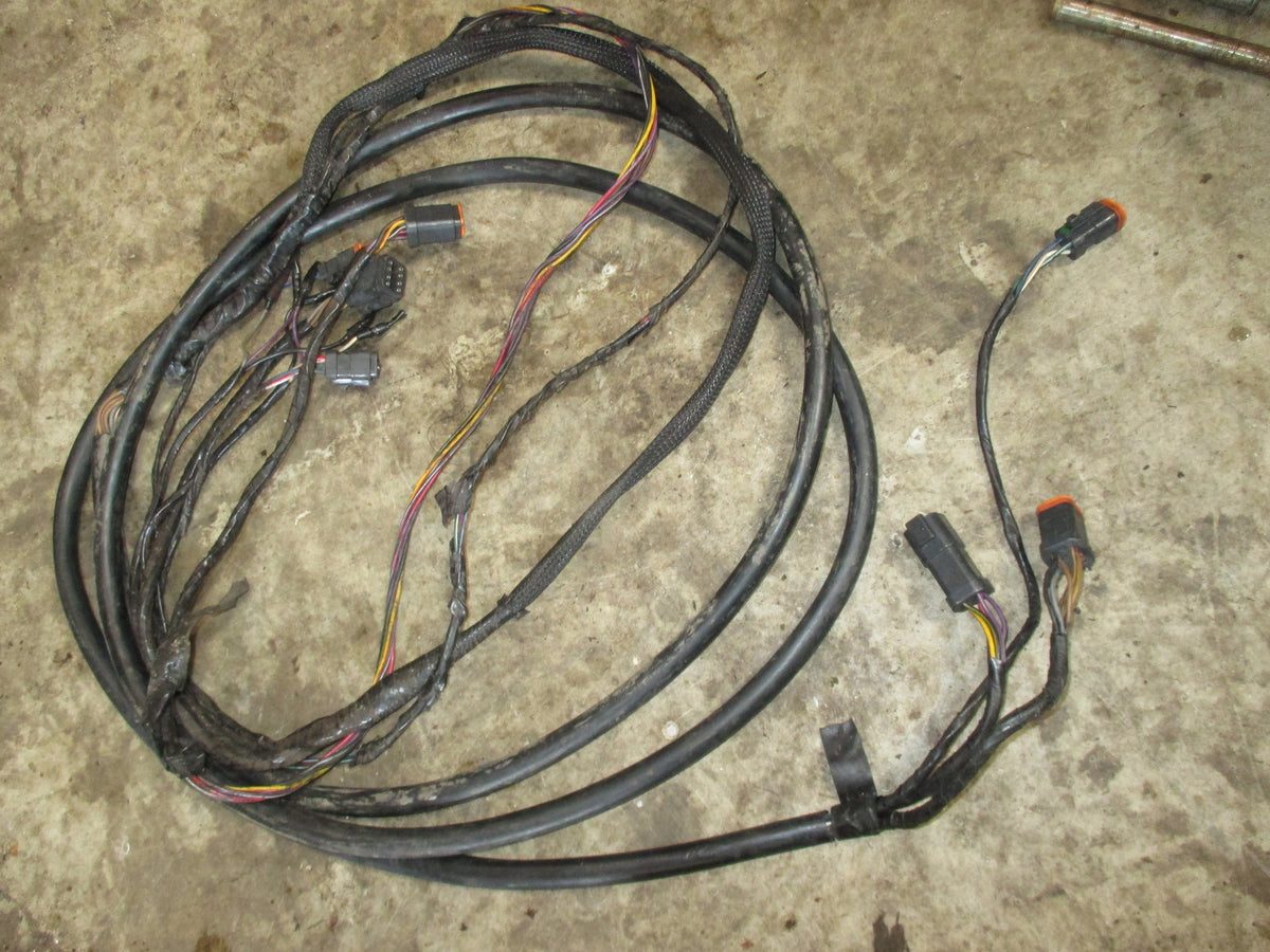 Johnson 90hp 2 stroke outboard 10ft BRP wiring rigging harness