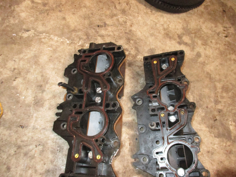 Evinrude 115hp 2 stroke 60 degree outboard intake manifold and reeds (436893)