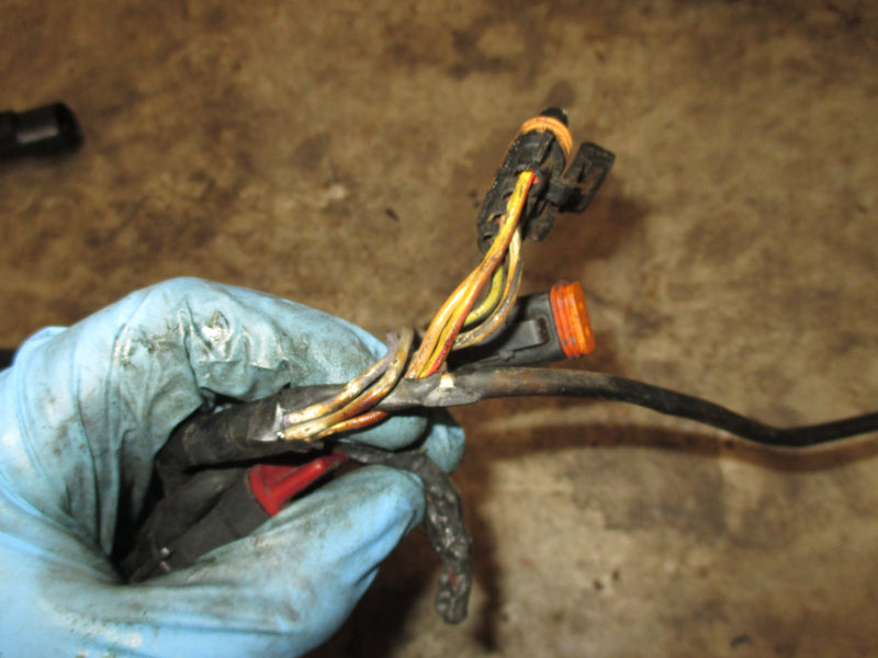 Evinrude 115hp 2 stroke 60 degree outboard engine wiring harness w/ trim relays