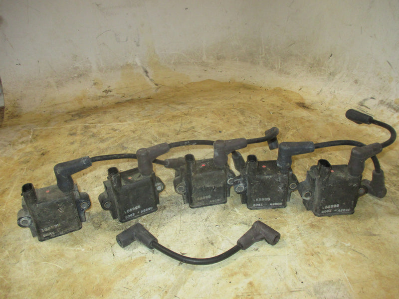 Mercury optimax 225hp 2 stroke outboard ignition coil set of 5 (856-991)
