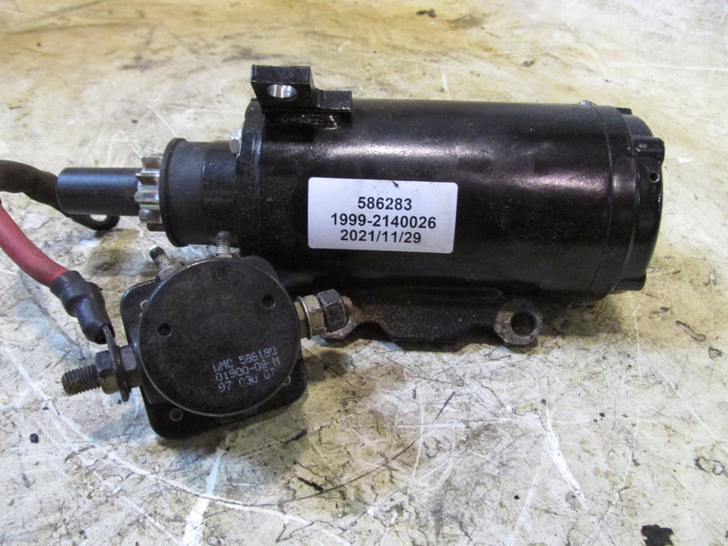 Johnson 115hp 2 Stroke Outboard Starter and Solenoid (586283/586180)