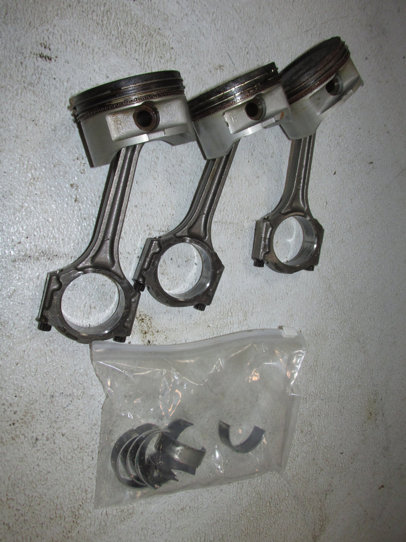 Yamaha 90hp 4 Stroke Outboard Piston and Rod Set of 3 (6D8-00)