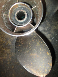 Load image into Gallery viewer, Suzuki DF90-140 outboard stainless propeller Powertech 17p
