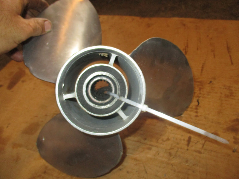 Johnson Suzuki 115hp 4 stroke outboard stainless steel prop (777025) 19P