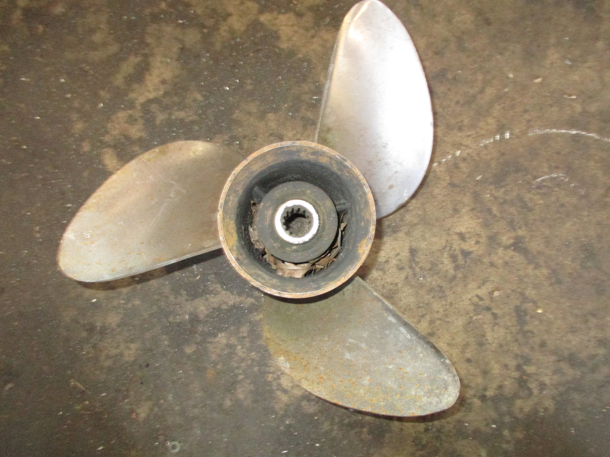 Evinrude ETEC 90hp outboard stainless steel SST propeller 13 7/8 x 19 (176573)