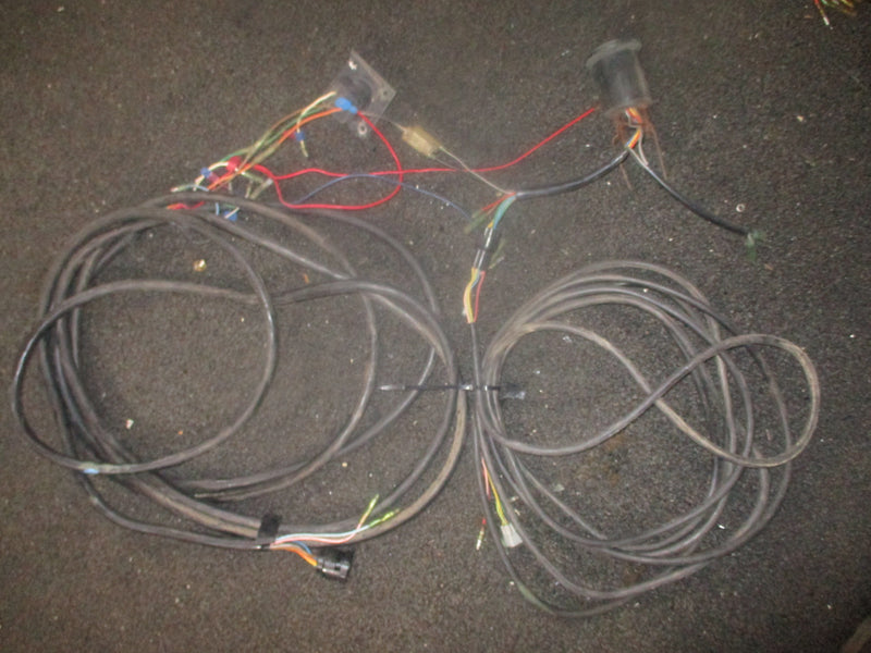 Suzuki outboard black round plug rigging harness w/ 2stroke monitor gauge