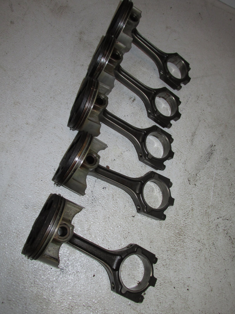 Yamaha 3.3L 200hp 4 Stroke Outboard Piston and Rod Set of 5 (695)