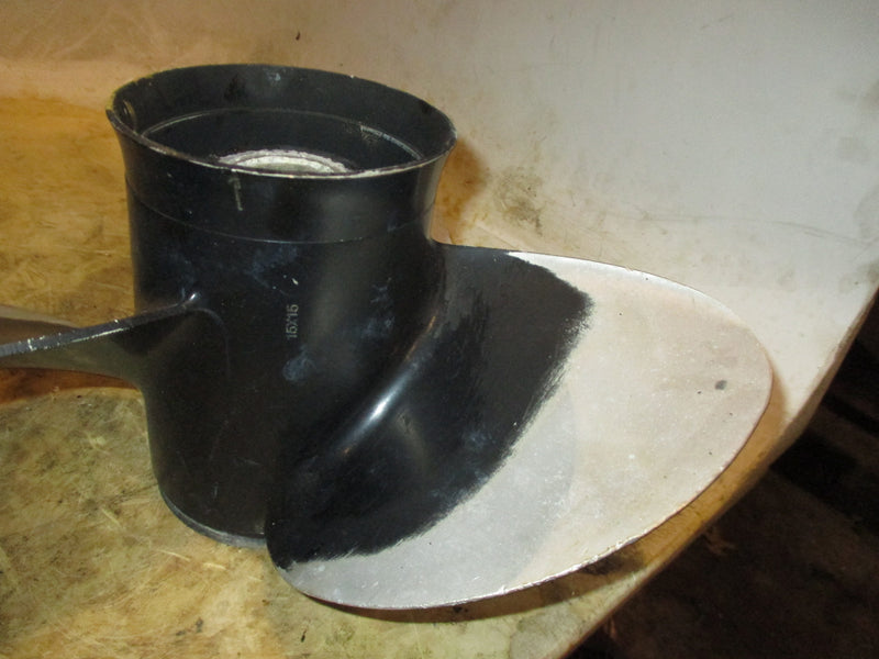Johnson 115hp 60 degree 2 stroke outboard aluminum propellor (763471)(15x15)