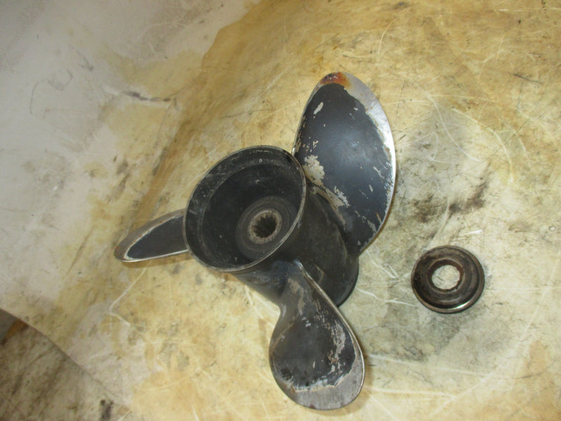 Johnson 90 degree 90-115hp 2 stroke outboard stainless steel propellor (389510)