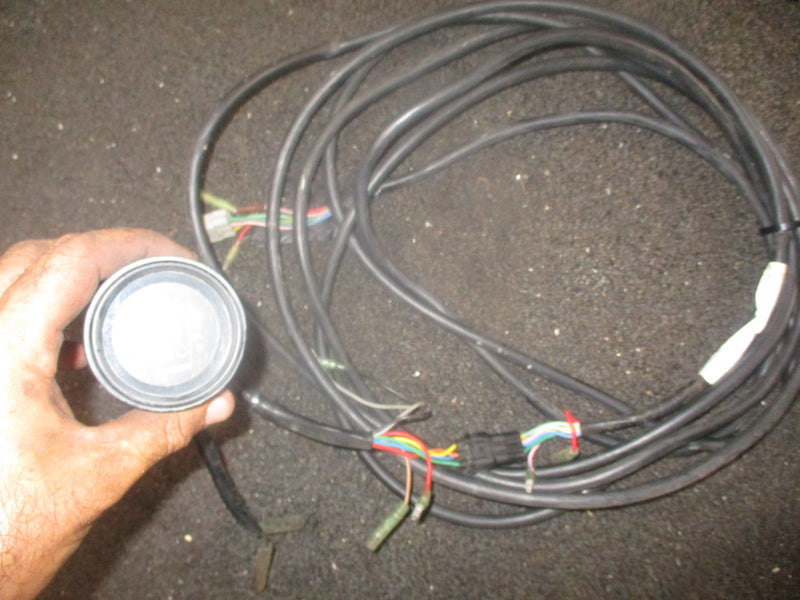 2 stroke outboard engine monitor gauge and harness