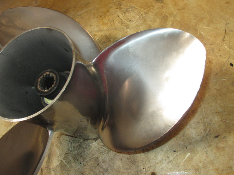 Evinrude ETEC 250hp outboard rebel stainless steel propellor (15 3/4x15)