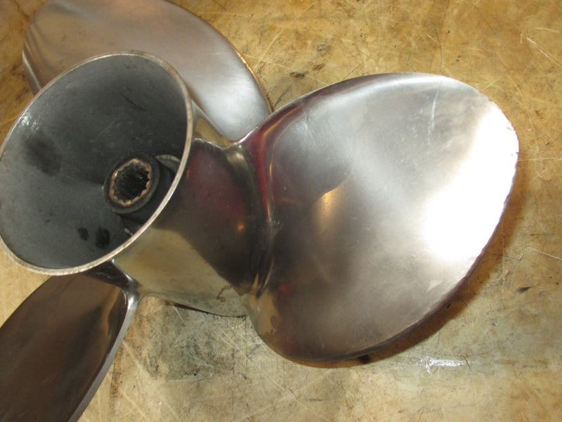 Evinrude ETEC 250hp outboard rebel stainless steel propellor (15 3/4x15)