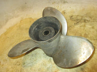 Load image into Gallery viewer, Evinrude 150hp 2 stroke outboard stainless steel propellor (14x19) (389924)
