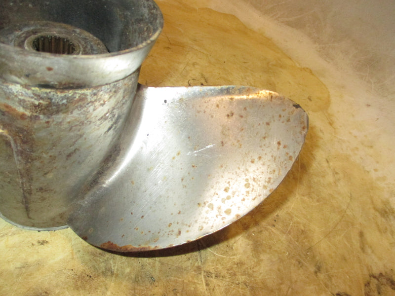 Evinrude 175hp ocean pro 2 stroke outboard stainless steel propellor (15x17)