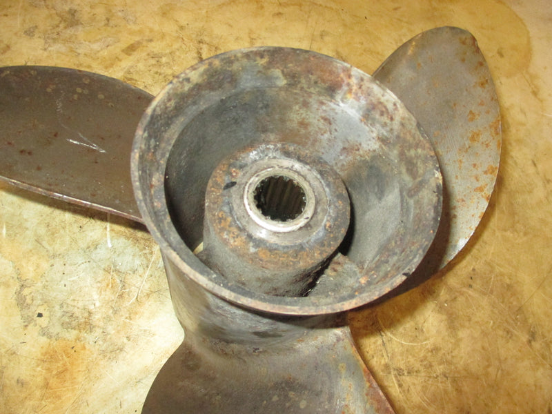 Evinrude 175hp ocean pro 2 stroke outboard stainless steel propellor (15x17)