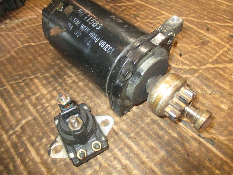 Mercury 35hp outboard starter and solenoid (50-41583)