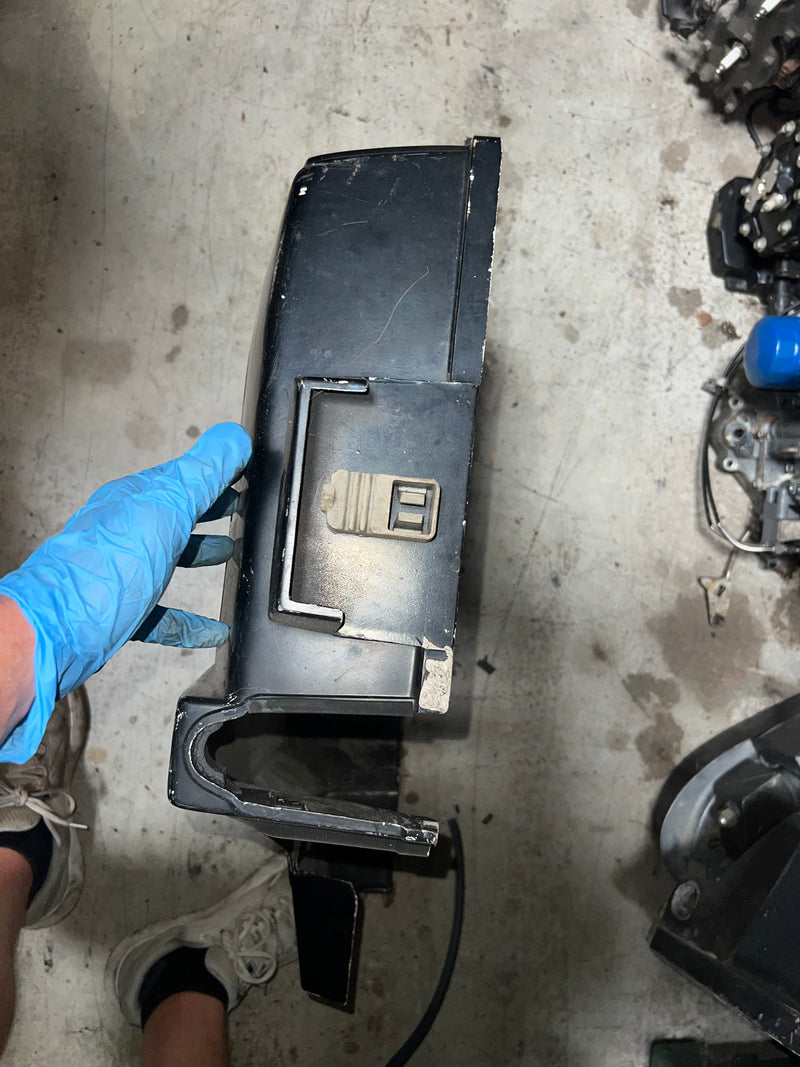 Mercury 90hp 2 stroke outboard starboard side cover