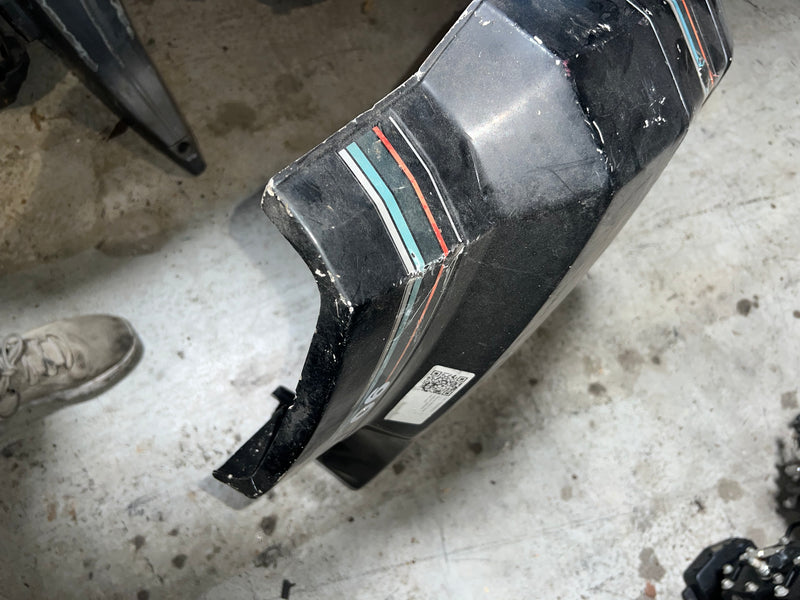 Mercury 90hp 2 stroke outboard starboard side cover